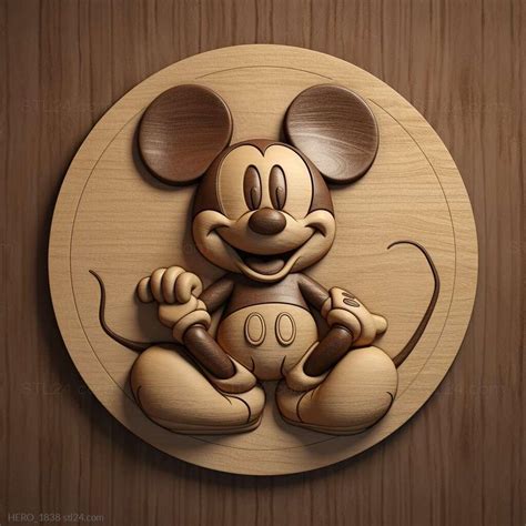 cnc machine 175 mickey|Mickey Mouse, 3D STL Model 11527 – Cnc Planet Art.